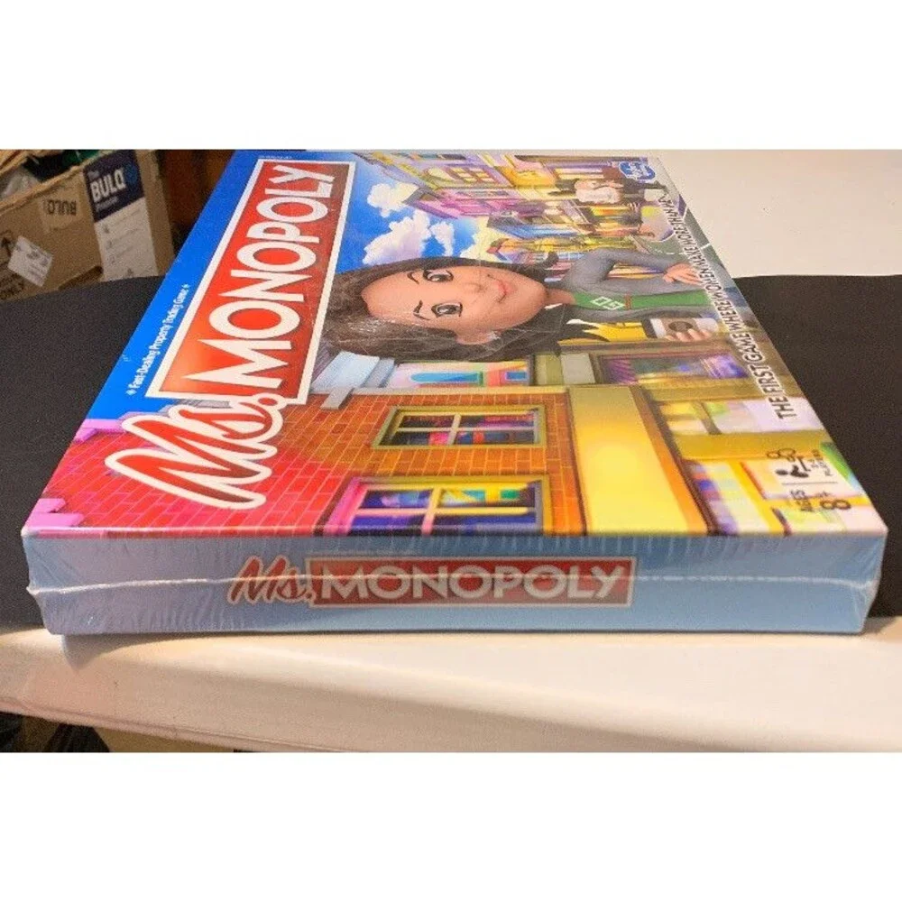 Hasbro Ms. Monopoly Board Game. Fun For The Whole Family. ￼